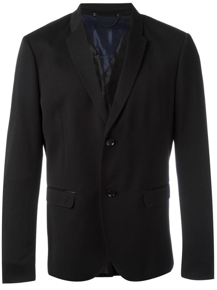Diesel Button Up Blazer - Black