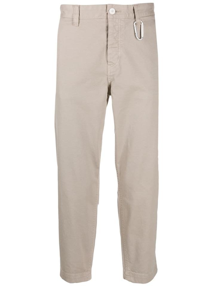 Boss Hugo Boss Cropped Chinos - Neutrals