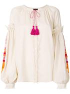 Wandering Tassel Top - Pink & Purple
