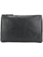 Jil Sander Zipped Clutch Bag - Black