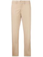 Straight Relaxed Trousers - Women - Cotton - 10, Nude/neutrals, Cotton, Polo Ralph Lauren