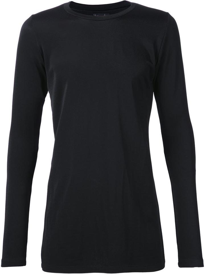 Judson Harmon Techno-stretch Longsleeved T-shirt, Men's, Size: Large, Black, Polyester/spandex/elastane