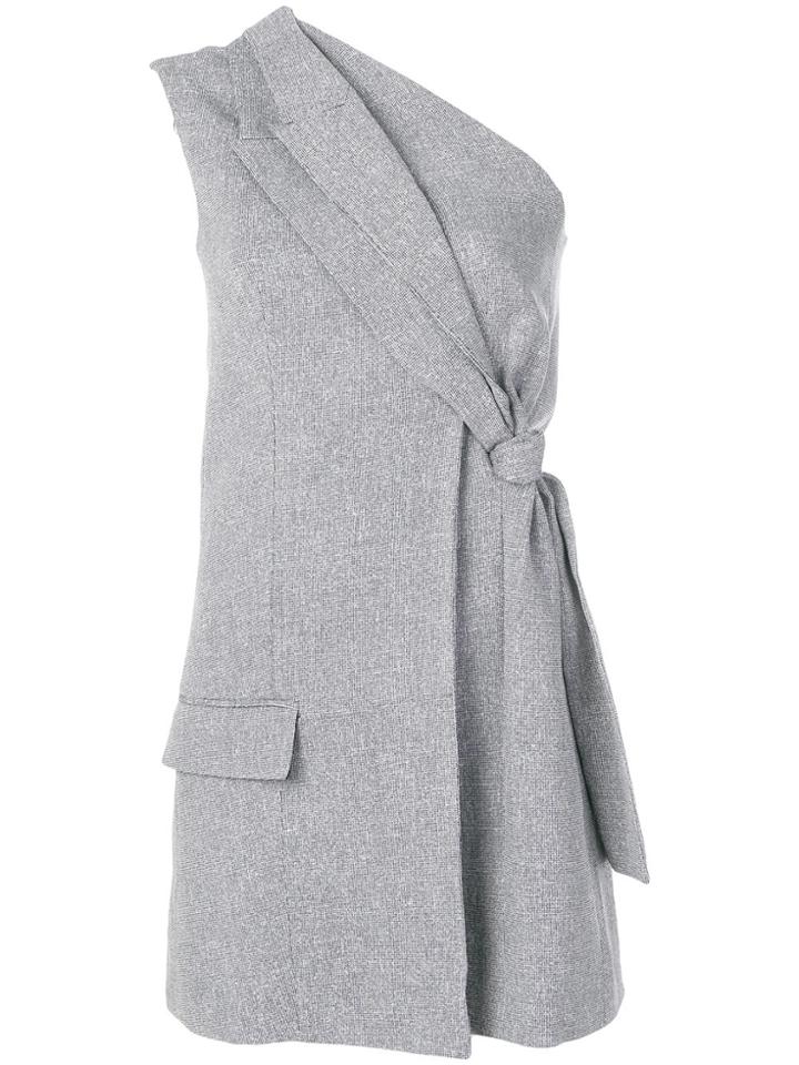 Dion Lee Mirror Lapel Dress - Blue