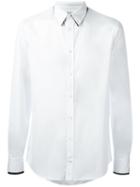 Alexander Mcqueen Double Collar Shirt, Men's, Size: 16, White, Cotton