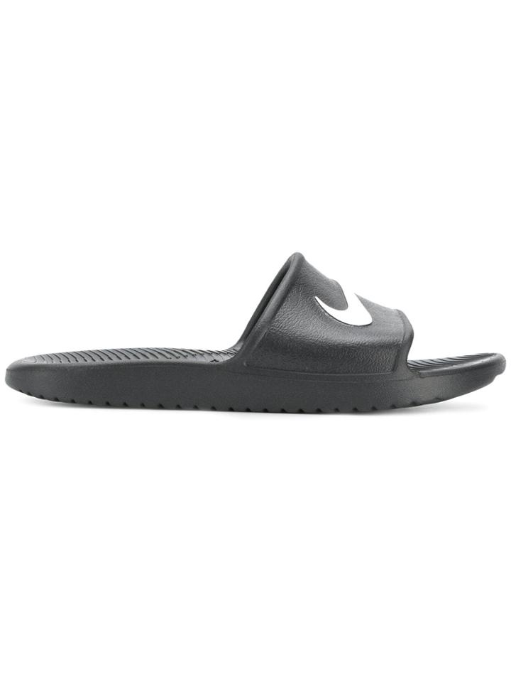 Nike Kawa Slides - Black