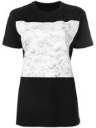 Ih Nom Uh Nit Marble Print T-shirt - Black
