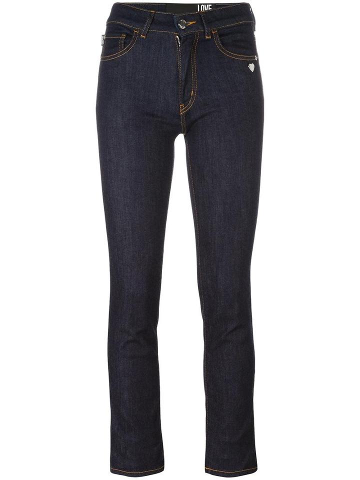 Love Moschino Skinny Jeans, Women's, Size: 29, Blue, Cotton/spandex/elastane