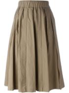 Brunello Cucinelli High Waisted Midi Skirt