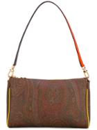 Etro - Paisley Print Shoulder Bag - Women - Cotton/leather/polyester/pvc - One Size, Brown, Cotton/leather/polyester/pvc