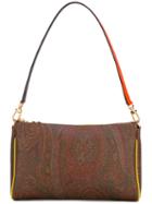 Etro - Paisley Print Shoulder Bag - Women - Cotton/leather/polyester/pvc - One Size, Brown, Cotton/leather/polyester/pvc