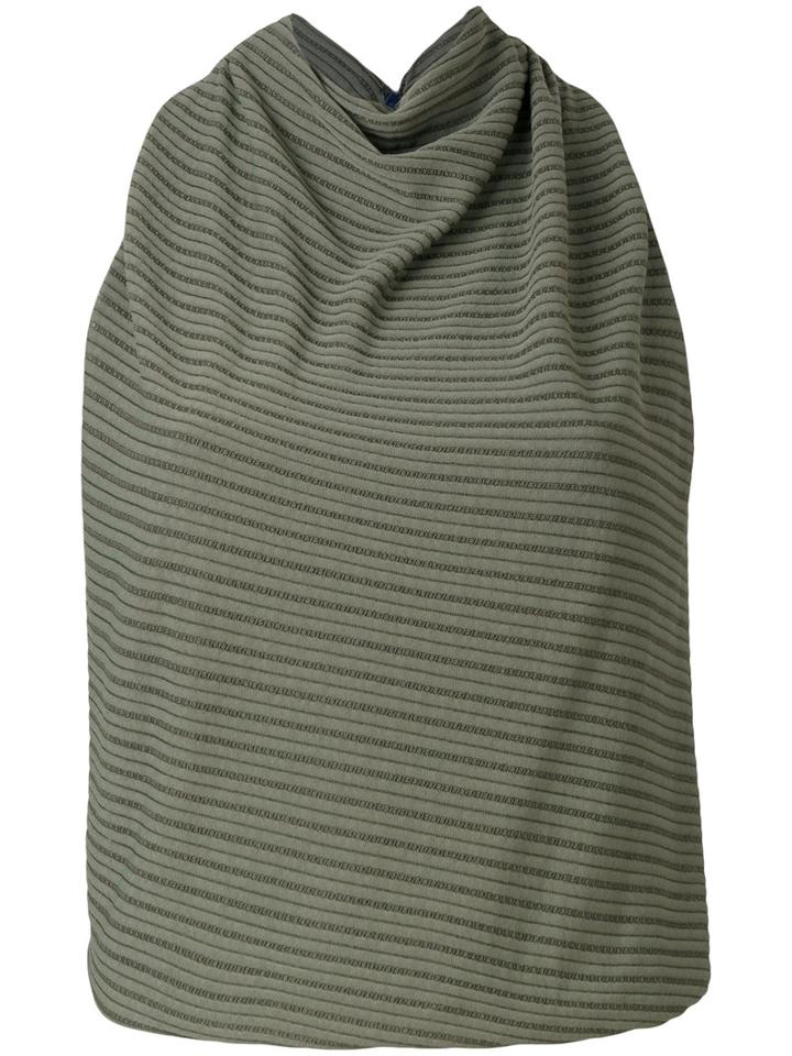 Atlein - Cowl Neck Tank - Women - Polyamide/viscose - 40, Green, Polyamide/viscose