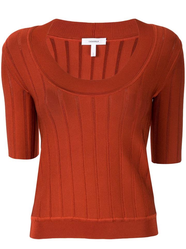 Casasola Short Sleeved Sweathshirt - Red