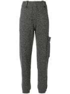 Joseph Knitted Track Pants - Grey