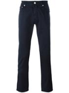 Jacob Cohen Tapered Trousers, Men's, Size: 33, Blue, Cotton/spandex/elastane