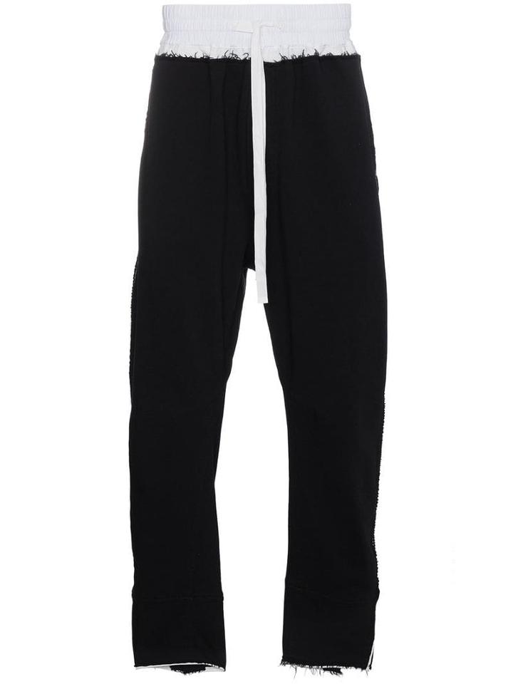 Haider Ackermann Colourblock Sweatpants - Black