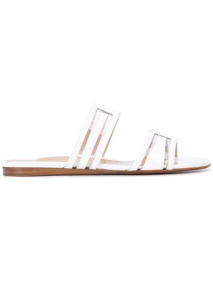 Marion Parke Slip-on Flat Sandals - White