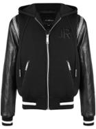 John Richmond Hooded Bomber Jacket - Black