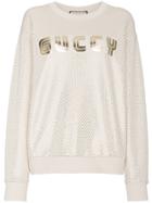 Gucci Guccy Print Sweatshirt - Nude & Neutrals
