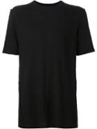 Silent Damir Doma Exposed Seam T-shirt, Men's, Size: M, Black, Linen/flax/acetate