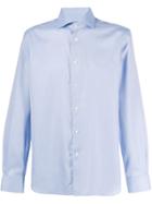 Corneliani Spread-collar Classic-fit Shirt - Blue