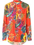 Paul Smith Floral Long-sleeve Shirt - Yellow & Orange