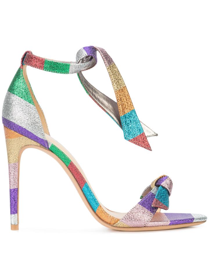 Alexandre Birman Striped Tie Sandals - Multicolour