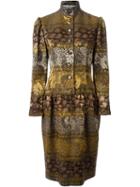 Jean Louis Scherrer Vintage Paisley Pattern Dress