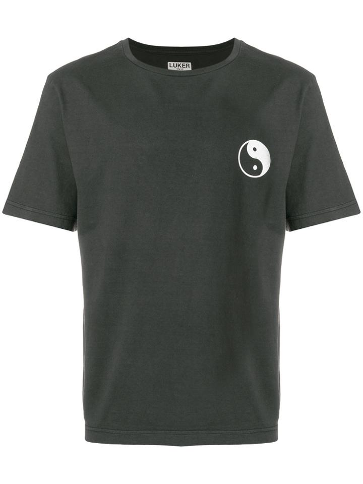 Neighborhood Ying Yang Print T-shirt - Black