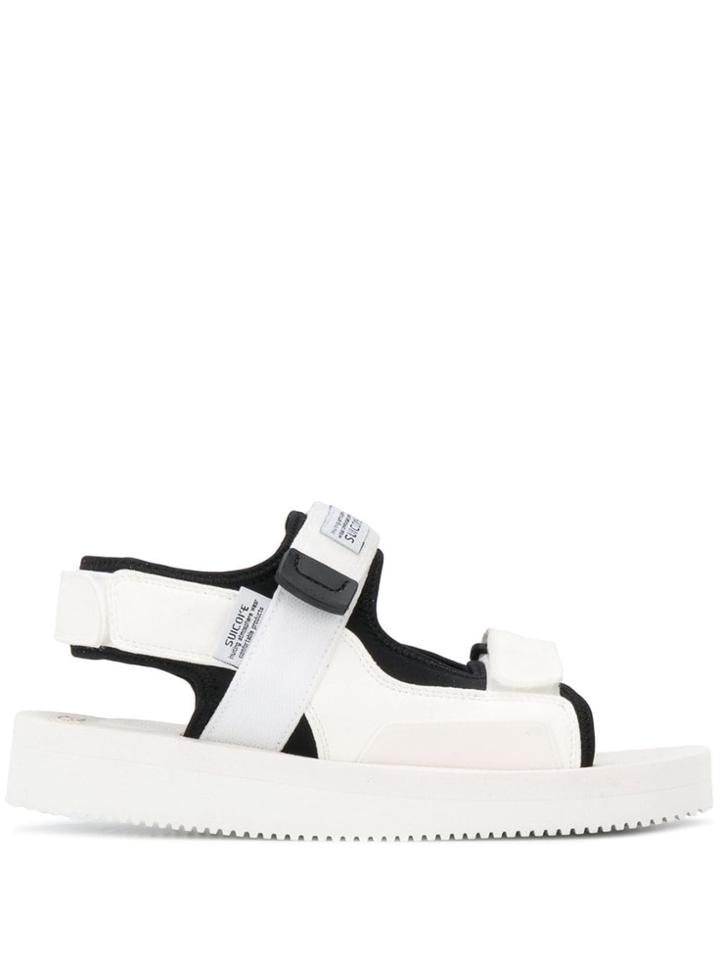 Suicoke Textured Strap Sandals - White