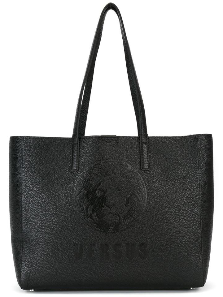 Versus Large Double Straps Tote - Black