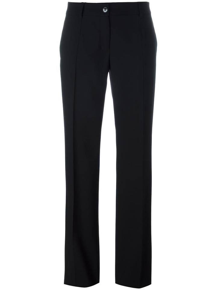 Dolce & Gabbana Tailored Trousers, Women's, Size: 36, Black, Spandex/elastane/virgin Wool