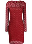 Missoni Fine Knit Dress - Red