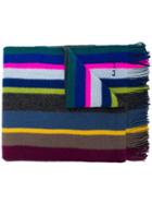 Ps By Paul Smith Classic Striped Scarf - Grey