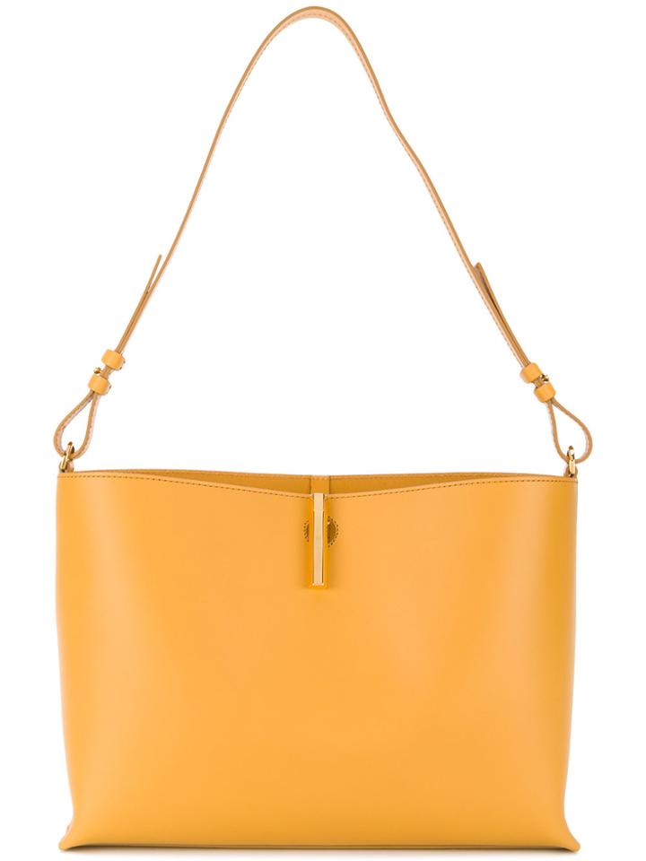 Sophie Hulme The Pinch Shoulder Bag - Yellow & Orange