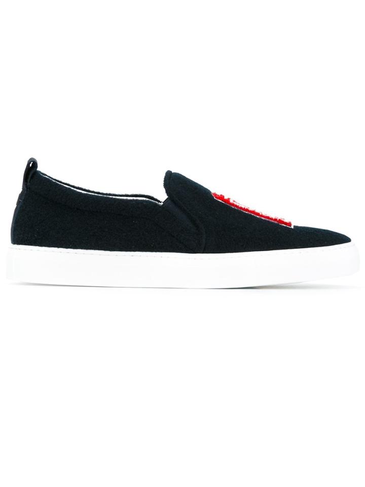 Joshua Sanders 'london' Slip-on Sneakers - Blue
