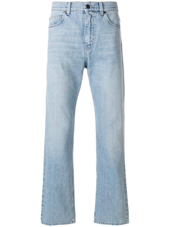 Stella Mccartney - Straight Cropped Jeans - Men - Cotton - 30, Blue, Cotton