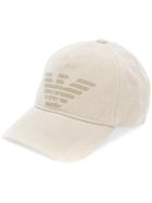 Emporio Armani Logo Printed Baseball Cap - Nude & Neutrals