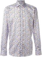 Etro Printed Shirt, Men's, Size: 41, Pink/purple, Cotton