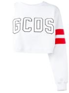 Gcds - Asymmetric Top - Women - Cotton - M, White, Cotton