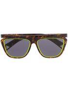 Fendi Eyewear Square Shaped Sunglasses - Brown