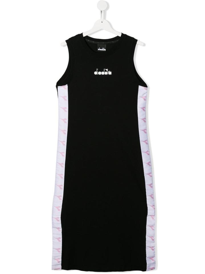 Diadora Junior Teen Logo T-shirt Dress - Black