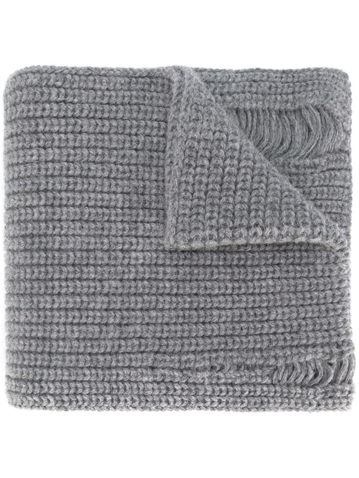 J.w. Anderson Distressed Knit Scarf