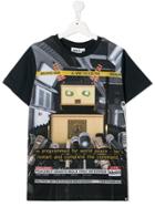 Molo Teen Robot Print T-shirt - Blue