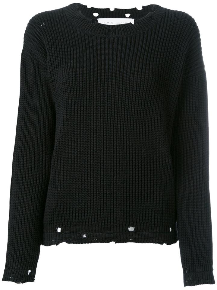 Iro - Eber Jumper - Women - Cotton - Xs, Women's, Black, Cotton