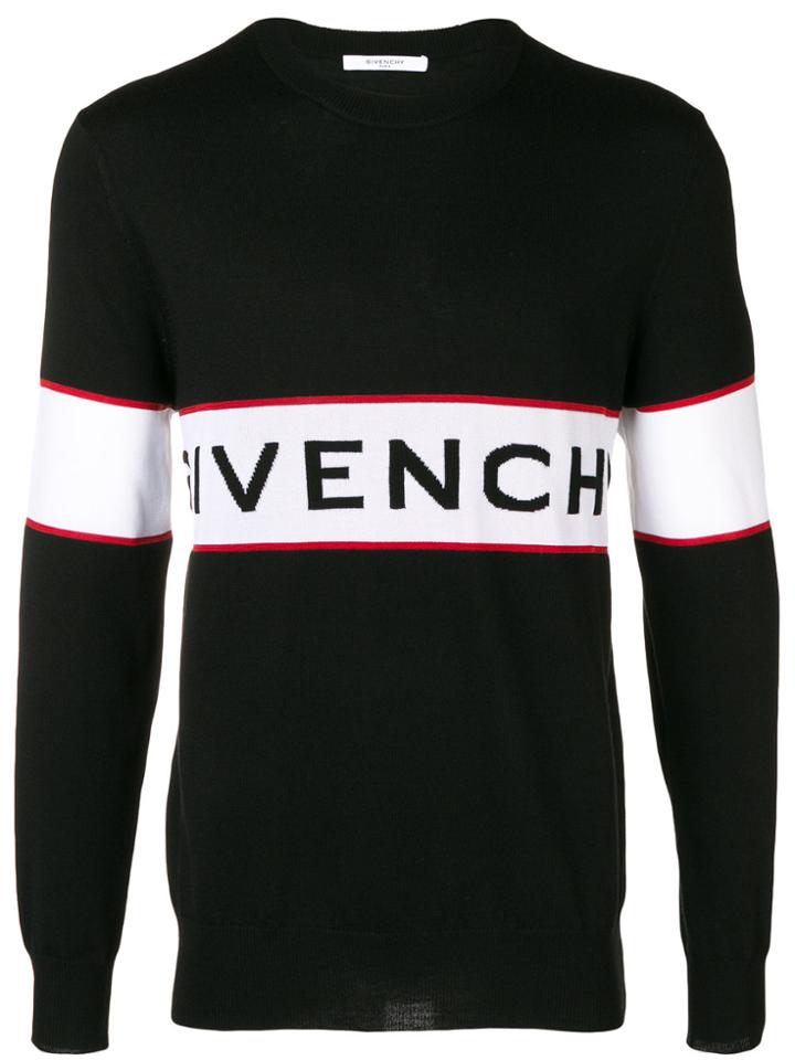 Givenchy Logo Sweater - Black