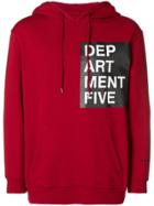 Department 5 Loose Fitted Hoodie - Red