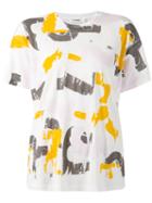 Jil Sander Abstract Print T-shirt, Women's, Size: Small, White, Cotton