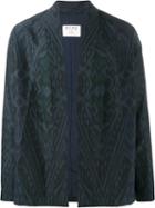 Etro Printed Kimono Jacket, Men's, Size: 50, Blue, Cotton/wool/acetate/polyamide