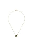 Foundrae 18kt Yellow Gold Diamond Protection Pendant Necklace