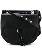 Rebecca Minkoff Studded Strap Crossbody Bag, Women's, Black, Leather/polyester